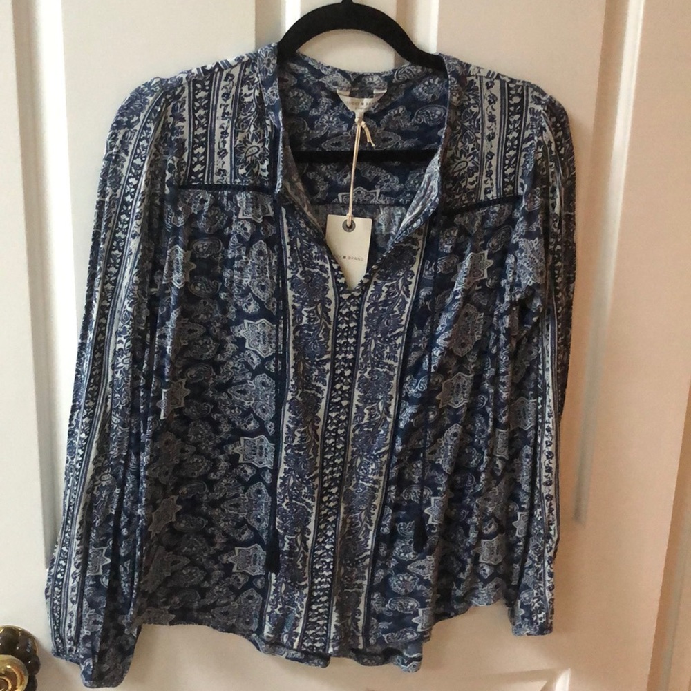 NEW Lucky Brand Peasant top